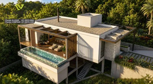 Casa de Condomínio com 4 Quartos à venda, 352m² no Ponta Aguda, Blumenau