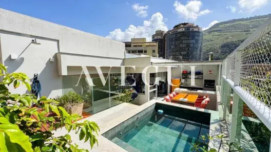 Cobertura com 3 Quartos para alugar, 175m² no Lagoa, Rio de Janeiro