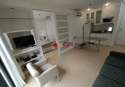 Flat com 1 Quarto para alugar, 42m² no Itaim Bibi, São Paulo