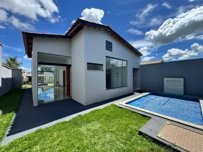 Casa de Condomínio com 3 Quartos para alugar, 79m² no Jardim Decolores, Trindade
