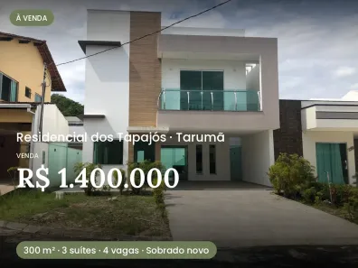 Casa com 3 Quartos à venda, 300m² no Tarumã, Manaus