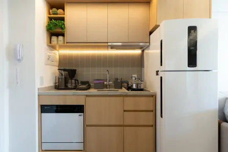 Apartamento com 1 Quarto para alugar, 27m² no Pinheiros, São Paulo