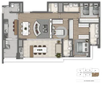 Apartamento com 3 Quartos à venda, 131m² no Vila Mariana, São Paulo