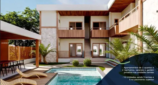 Casa de Condomínio com 2 Quartos à venda, 60m² no Maraú, Maraú