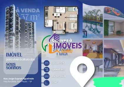 Apartamento com 2 Quartos à venda, 40m² no Vila Paulista, São Paulo