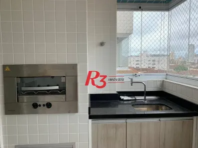 Apartamento com 2 Quartos para alugar, 66m² no Boqueirão, Santos