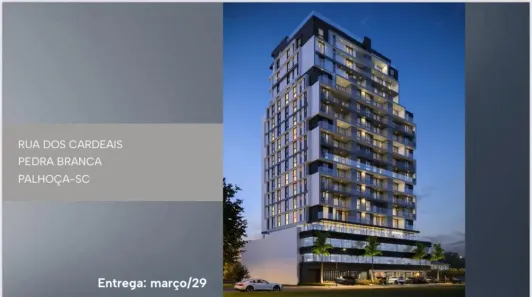 Apartamento com 3 Quartos à venda, 102m² no Pedra Branca, Palhoça