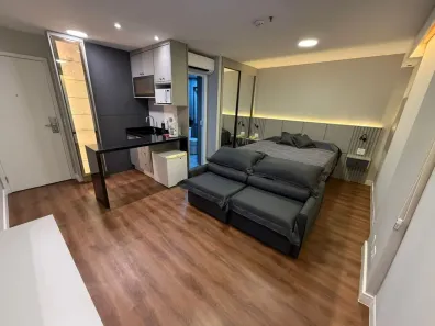 Flat com 1 Quarto para venda ou aluguel, 35m² no Vila Olímpia, São Paulo