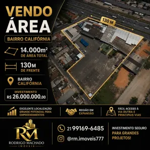 Galpão/Depósito/Armazém à venda, 14000m² no Centro, Nova Iguaçu