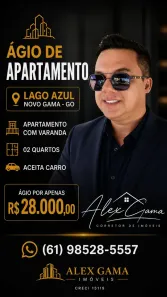 Apartamento com 2 Quartos à venda, 52m² no Jardim Lago Azul, Novo Gama