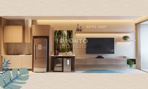 Flat com 1 Quarto à venda, 42m² no Centro, Ipojuca