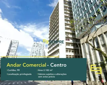 Imóvel Comercial para alugar, 1108m² no Centro, Curitiba