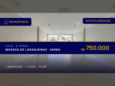 Ponto Comercial à venda, 70m² no Morada de Laranjeiras, Serra