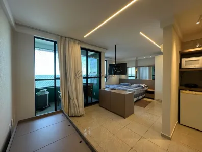 Flat com 1 Quarto para alugar, 40m² no Areia Preta, Natal