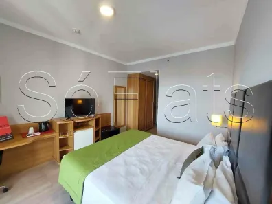 Flat com 1 Quarto para alugar, 26m² no Indianópolis, São Paulo