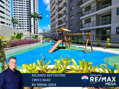 Apartamento com 2 Quartos para alugar, 59m² no Capim Macio, Natal