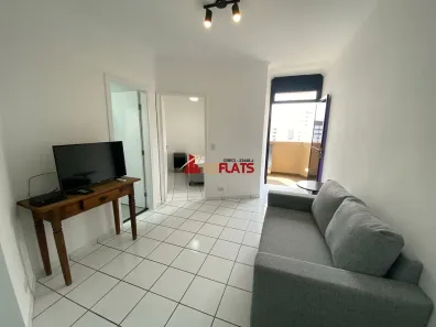 Flat com 1 Quarto para alugar, 37m² no Indianópolis, São Paulo