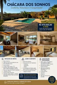 Fazenda/Sítio com 3 Quartos à venda, 270m² no Recanto Campo Verde, Campo Limpo Paulista