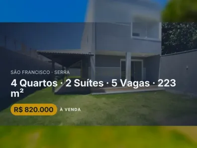 Casa com 4 Quartos à venda, 223m² no São Francisco, Serra