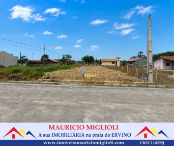 Lote/Terreno à venda, 420m² no Praia do Ervino, São Francisco do Sul