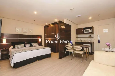 Flat com 1 Quarto à venda, 28m² no Chácara Santo Antônio (Zona Sul), São Paulo