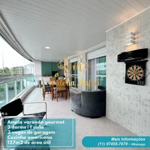 Apartamento com 3 Quartos à venda, 127m² no Riviera, Bertioga