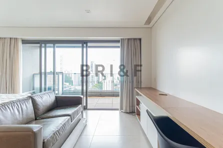 Apartamento com 1 Quarto para alugar, 41m² no Brooklin Paulista, São Paulo