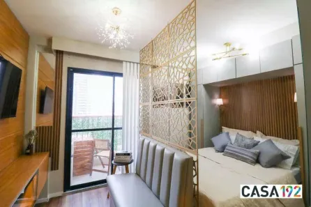 Apartamento com 1 Quarto para alugar, 27m² no Jardim das Acácias, São Paulo