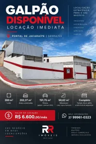 Galpão/Depósito/Armazém para alugar, 300m² no Portal de Jacaraípe, Serra