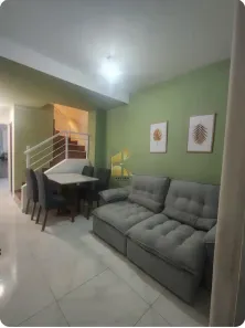 Casa de Condomínio com 2 Quartos para alugar, 80m² no Maracanã, Praia Grande