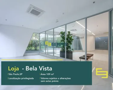 Ponto Comercial para alugar, 109m² no Bela Vista, São Paulo