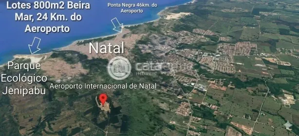 Lote/Terreno à venda, 800m² no Povoado de Pitangui, Extremoz