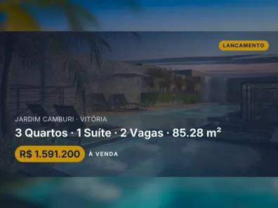 Apartamento com 3 Quartos à venda, 85m² no Jardim Camburi, Vitória