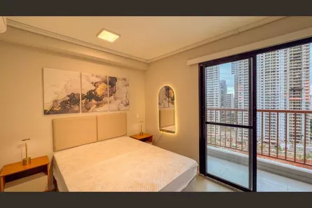 Apartamento com 1 Quarto para alugar, 26m² no Jardim das Acácias, São Paulo