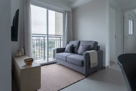 Apartamento com 2 Quartos para alugar, 40m² no Várzea da Barra Funda, São Paulo