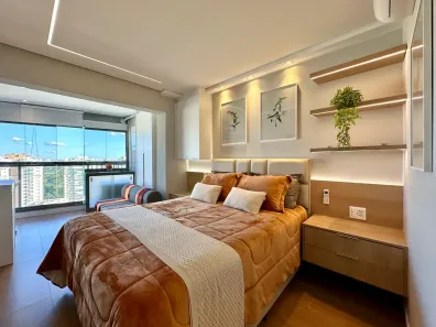Apartamento com 1 Quarto para alugar, 30m² no Jardim das Acácias, São Paulo