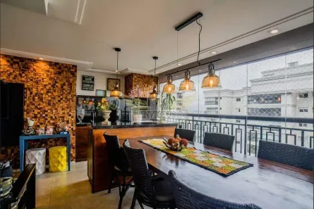 Apartamento com 3 Quartos para alugar, 177m² no Campestre, Santo André