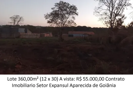Lote/Terreno à venda, 360m² no Expansul, Aparecida de Goiânia