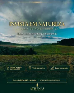 Lote/Terreno à venda, 500m² no Centro (Caucaia do Alto), Cotia