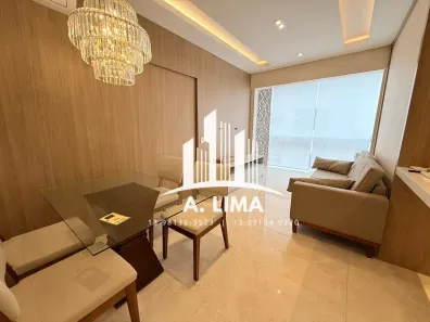 Apartamento com 1 Quarto para alugar, 49m² no Boqueirão, Santos