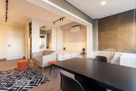 Apartamento com 1 Quarto para alugar, 33m² no Jardim Paulista, São Paulo