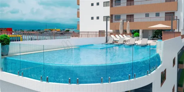 Apartamento com 2 Quartos à venda, 74m² no Mirim, Praia Grande