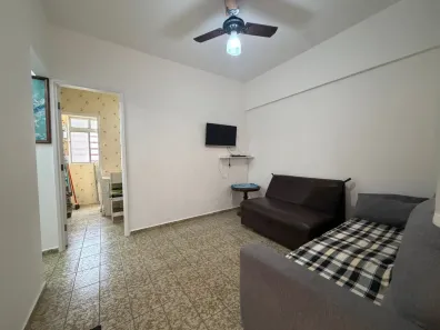 Apartamento com 1 Quarto para alugar, 48m² no Canto do Forte, Praia Grande