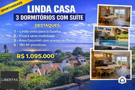 Casa de Condomínio com 3 Quartos à venda, 180m² no Sétimo Céu, Porto Alegre