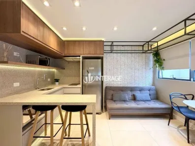Apartamento com 1 Quarto para alugar, 27m² no Juvevê, Curitiba