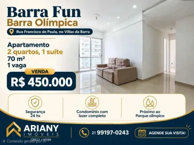 Apartamento com 2 Quartos à venda, 70m² no Barra Olímpica, Rio de Janeiro