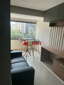 Apartamento com 1 Quarto para alugar, 33m² no Indianópolis, São Paulo