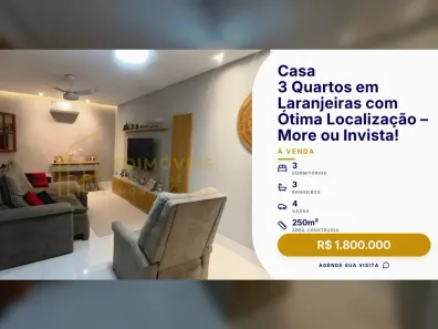 Casa com 3 Quartos à venda, 250m² no Parque Residencial Laranjeiras, Serra