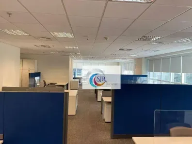 Sala Comercial para alugar, 136m² no Cidade Monções, São Paulo