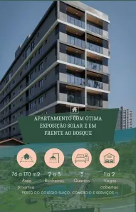 Apartamento com 3 Quartos à venda, 77m² no Centro, Pinhais